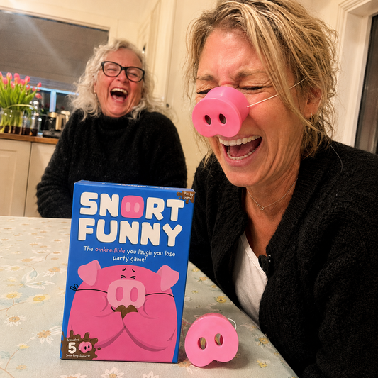 Snort Funny – partyspelet där skratt är förbjudet