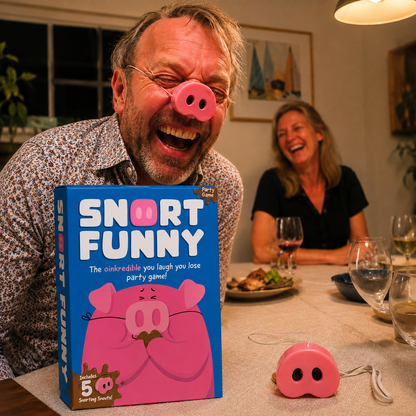 Snort Funny – partyspelet där skratt är förbjudet